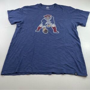 New England Patriots Historic Grit '47 Scrum Mens Tee Size XXL